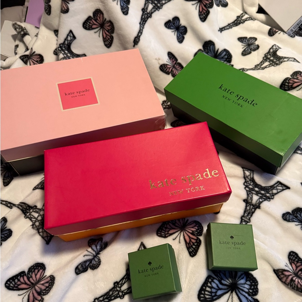 Kate Spade Pink, Red, and Green Box Set